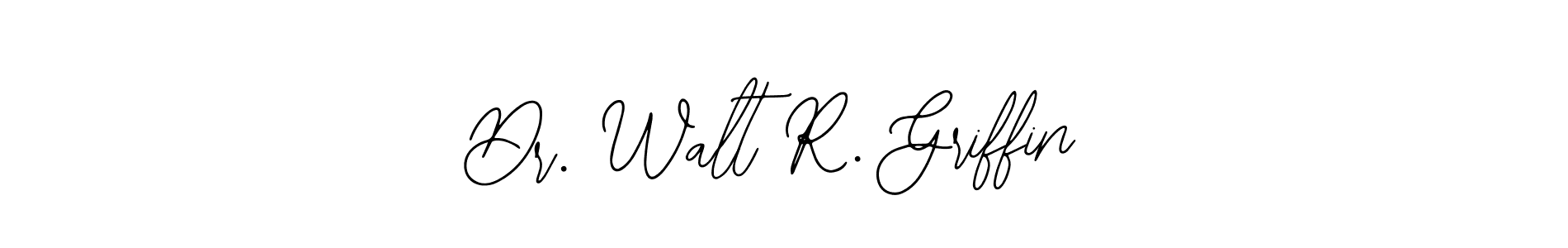 How to make Dr. Walt R. Griffin name signature. Use Bearetta-2O07w style for creating short signs online. This is the latest handwritten sign. Dr. Walt R. Griffin signature style 12 images and pictures png