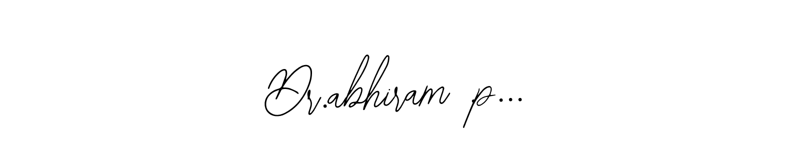 How to Draw Dr.abhiram .p... signature style? Bearetta-2O07w is a latest design signature styles for name Dr.abhiram .p.... Dr.abhiram .p... signature style 12 images and pictures png