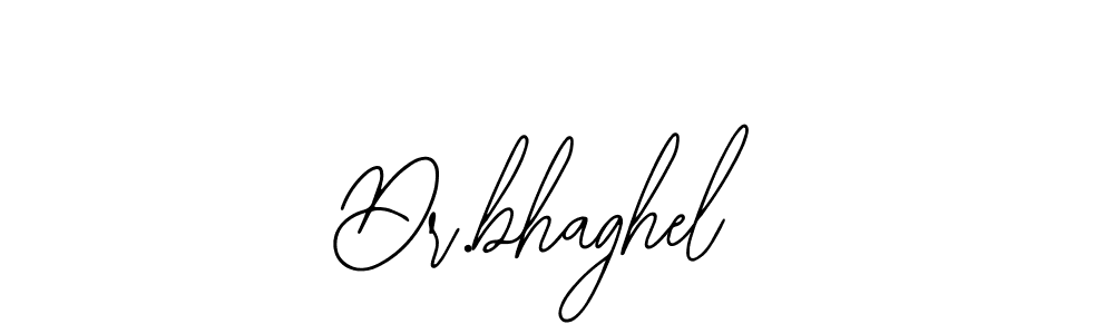 How to make Dr.bhaghel name signature. Use Bearetta-2O07w style for creating short signs online. This is the latest handwritten sign. Dr.bhaghel signature style 12 images and pictures png