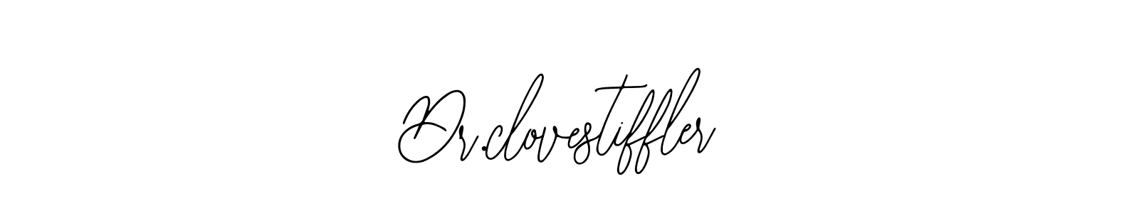 How to make Dr.clovestiffler name signature. Use Bearetta-2O07w style for creating short signs online. This is the latest handwritten sign. Dr.clovestiffler signature style 12 images and pictures png