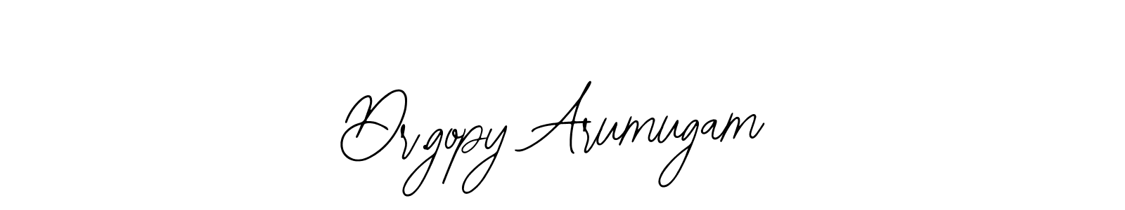 Design your own signature with our free online signature maker. With this signature software, you can create a handwritten (Bearetta-2O07w) signature for name Dr.gopy Arumugam. Dr.gopy Arumugam signature style 12 images and pictures png