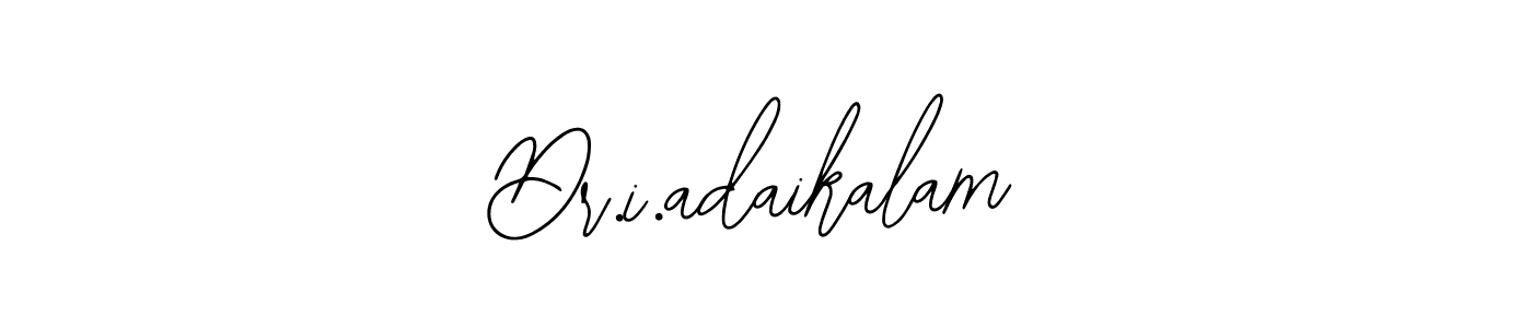 Similarly Bearetta-2O07w is the best handwritten signature design. Signature creator online .You can use it as an online autograph creator for name Dr.i.adaikalam. Dr.i.adaikalam signature style 12 images and pictures png