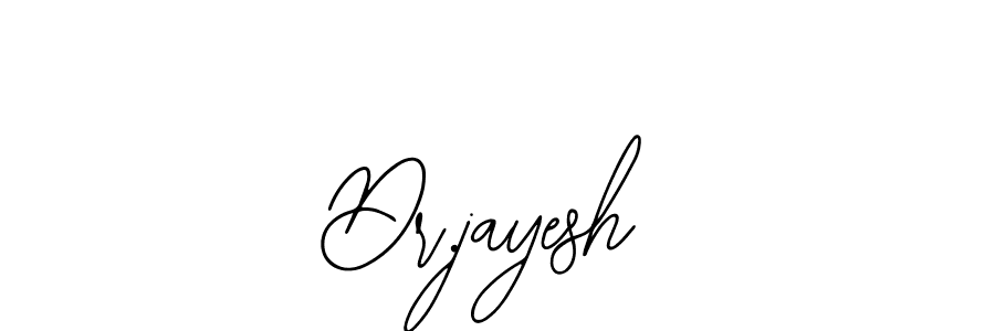 How to make Dr.jayesh name signature. Use Bearetta-2O07w style for creating short signs online. This is the latest handwritten sign. Dr.jayesh signature style 12 images and pictures png