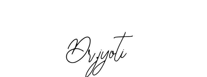 Dr.jyoti stylish signature style. Best Handwritten Sign (Bearetta-2O07w) for my name. Handwritten Signature Collection Ideas for my name Dr.jyoti. Dr.jyoti signature style 12 images and pictures png