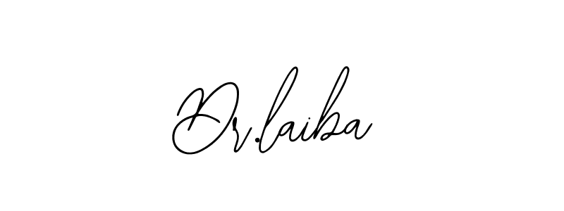 if you are searching for the best signature style for your name Dr.laiba. so please give up your signature search. here we have designed multiple signature styles  using Bearetta-2O07w. Dr.laiba signature style 12 images and pictures png