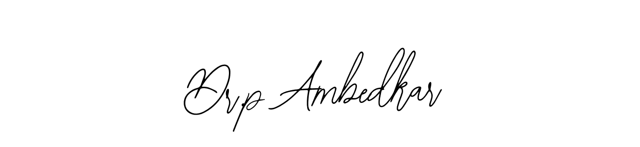 Design your own signature with our free online signature maker. With this signature software, you can create a handwritten (Bearetta-2O07w) signature for name Dr.p Ambedkar. Dr.p Ambedkar signature style 12 images and pictures png