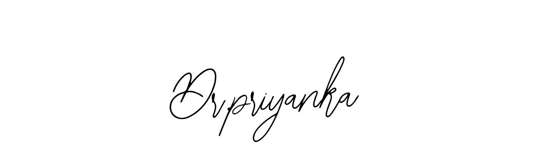 Design your own signature with our free online signature maker. With this signature software, you can create a handwritten (Bearetta-2O07w) signature for name Dr.priyanka. Dr.priyanka signature style 12 images and pictures png