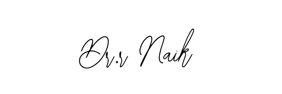 Similarly Bearetta-2O07w is the best handwritten signature design. Signature creator online .You can use it as an online autograph creator for name Dr.r Naik. Dr.r Naik signature style 12 images and pictures png