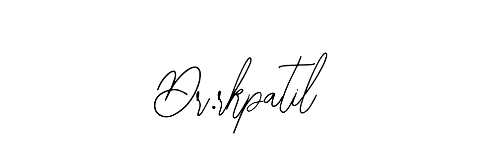 Create a beautiful signature design for name Dr.rkpatil. With this signature (Bearetta-2O07w) fonts, you can make a handwritten signature for free. Dr.rkpatil signature style 12 images and pictures png
