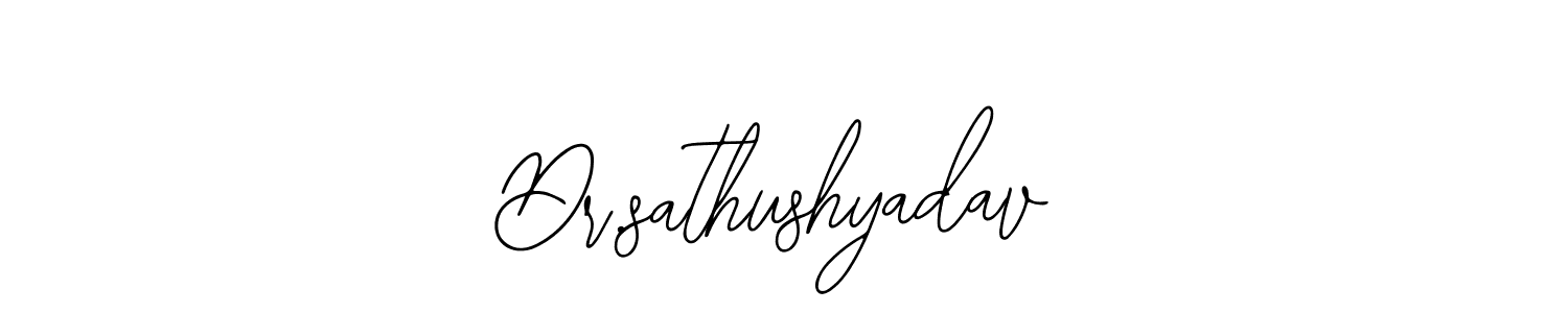 Also You can easily find your signature by using the search form. We will create Dr.sathushyadav name handwritten signature images for you free of cost using Bearetta-2O07w sign style. Dr.sathushyadav signature style 12 images and pictures png