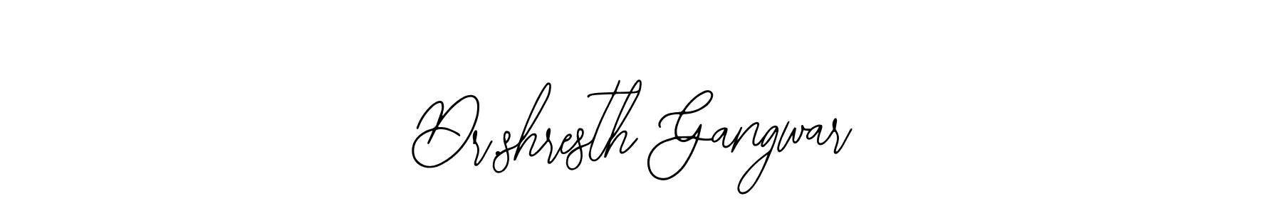 You should practise on your own different ways (Bearetta-2O07w) to write your name (Dr.shresth Gangwar) in signature. don't let someone else do it for you. Dr.shresth Gangwar signature style 12 images and pictures png