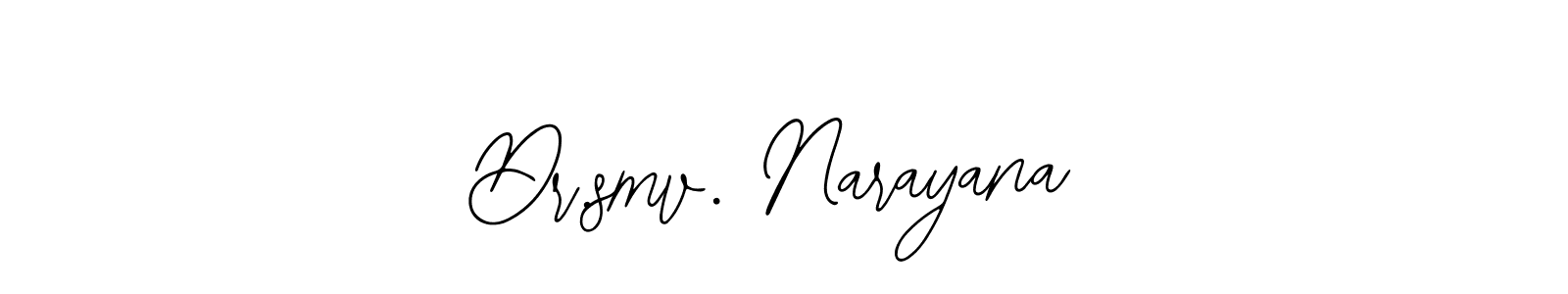 Dr.smv. Narayana stylish signature style. Best Handwritten Sign (Bearetta-2O07w) for my name. Handwritten Signature Collection Ideas for my name Dr.smv. Narayana. Dr.smv. Narayana signature style 12 images and pictures png