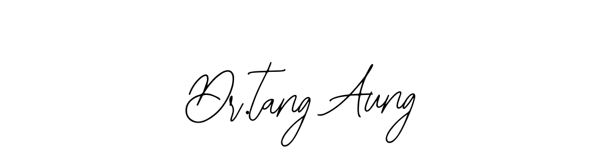 The best way (Bearetta-2O07w) to make a short signature is to pick only two or three words in your name. The name Dr.tang Aung include a total of six letters. For converting this name. Dr.tang Aung signature style 12 images and pictures png