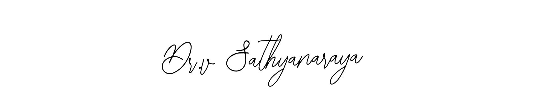 How to make Dr.v Sathyanaraya signature? Bearetta-2O07w is a professional autograph style. Create handwritten signature for Dr.v Sathyanaraya name. Dr.v Sathyanaraya signature style 12 images and pictures png