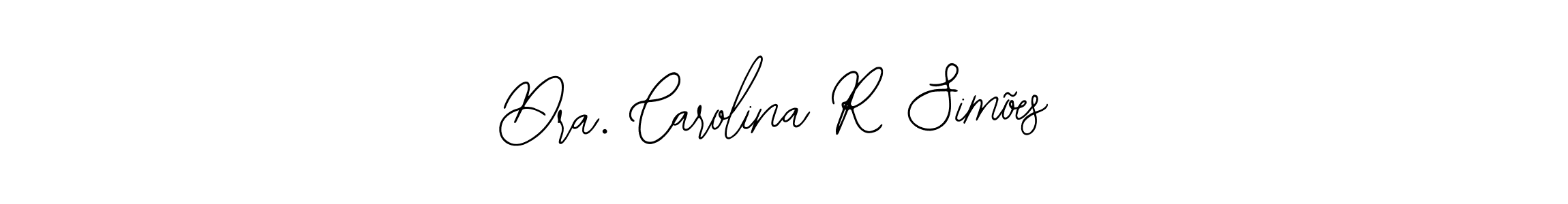 Also we have Dra. Carolina R Simões name is the best signature style. Create professional handwritten signature collection using Bearetta-2O07w autograph style. Dra. Carolina R Simões signature style 12 images and pictures png