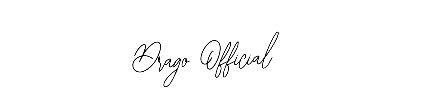 Drago Official stylish signature style. Best Handwritten Sign (Bearetta-2O07w) for my name. Handwritten Signature Collection Ideas for my name Drago Official. Drago Official signature style 12 images and pictures png