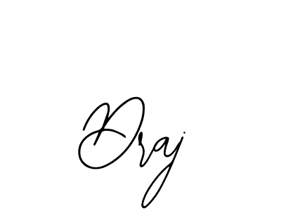 Design your own signature with our free online signature maker. With this signature software, you can create a handwritten (Bearetta-2O07w) signature for name Draj. Draj signature style 12 images and pictures png