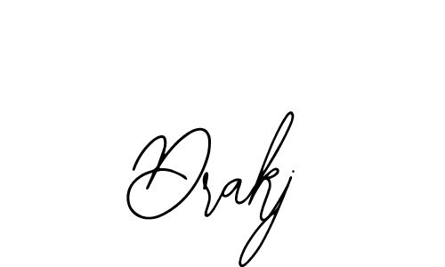 The best way (Bearetta-2O07w) to make a short signature is to pick only two or three words in your name. The name Drakj include a total of six letters. For converting this name. Drakj signature style 12 images and pictures png