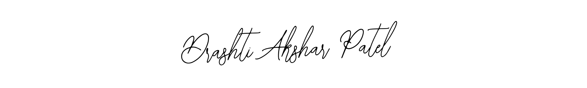 Use a signature maker to create a handwritten signature online. With this signature software, you can design (Bearetta-2O07w) your own signature for name Drashti Akshar Patel. Drashti Akshar Patel signature style 12 images and pictures png