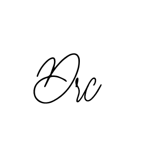 How to make Drc signature? Bearetta-2O07w is a professional autograph style. Create handwritten signature for Drc name. Drc signature style 12 images and pictures png