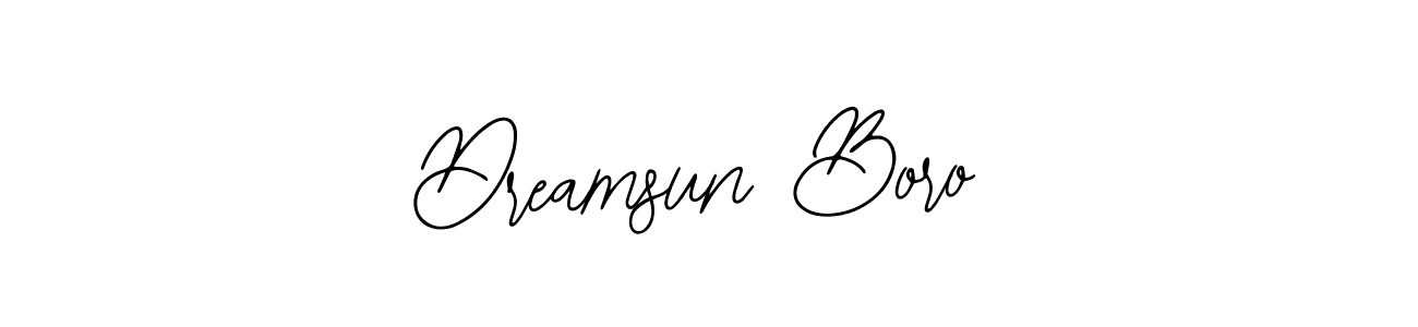 Create a beautiful signature design for name Dreamsun Boro. With this signature (Bearetta-2O07w) fonts, you can make a handwritten signature for free. Dreamsun Boro signature style 12 images and pictures png