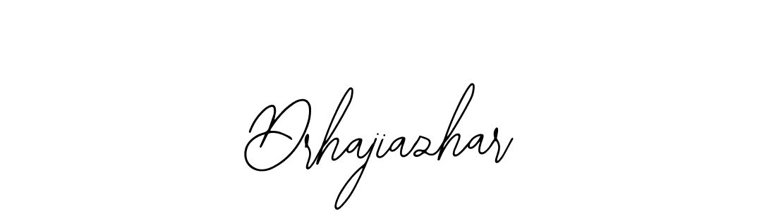 if you are searching for the best signature style for your name Drhajiazhar. so please give up your signature search. here we have designed multiple signature styles  using Bearetta-2O07w. Drhajiazhar signature style 12 images and pictures png