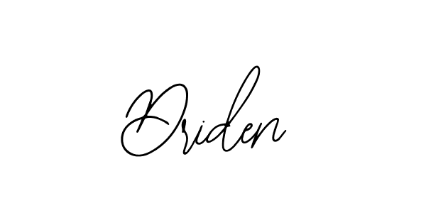 Driden stylish signature style. Best Handwritten Sign (Bearetta-2O07w) for my name. Handwritten Signature Collection Ideas for my name Driden. Driden signature style 12 images and pictures png