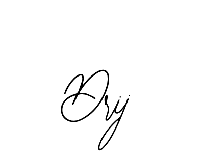 Drij stylish signature style. Best Handwritten Sign (Bearetta-2O07w) for my name. Handwritten Signature Collection Ideas for my name Drij. Drij signature style 12 images and pictures png