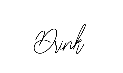 Design your own signature with our free online signature maker. With this signature software, you can create a handwritten (Bearetta-2O07w) signature for name Drink. Drink signature style 12 images and pictures png