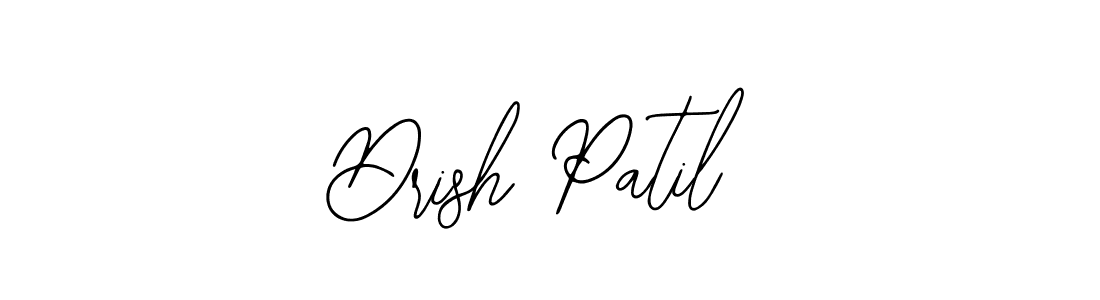 Drish Patil stylish signature style. Best Handwritten Sign (Bearetta-2O07w) for my name. Handwritten Signature Collection Ideas for my name Drish Patil. Drish Patil signature style 12 images and pictures png