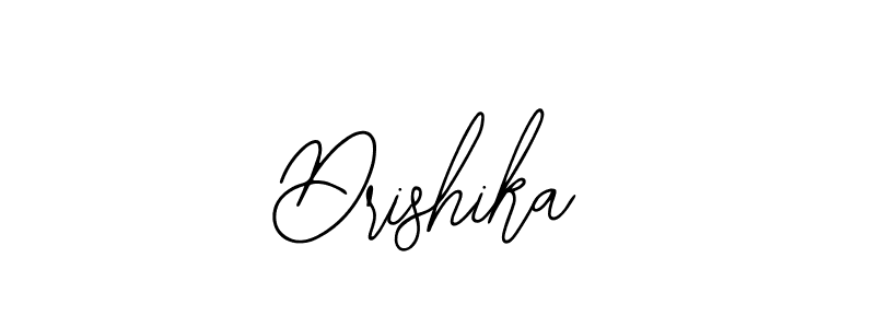 Design your own signature with our free online signature maker. With this signature software, you can create a handwritten (Bearetta-2O07w) signature for name Drishika. Drishika signature style 12 images and pictures png