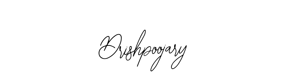 Drishpoojary stylish signature style. Best Handwritten Sign (Bearetta-2O07w) for my name. Handwritten Signature Collection Ideas for my name Drishpoojary. Drishpoojary signature style 12 images and pictures png