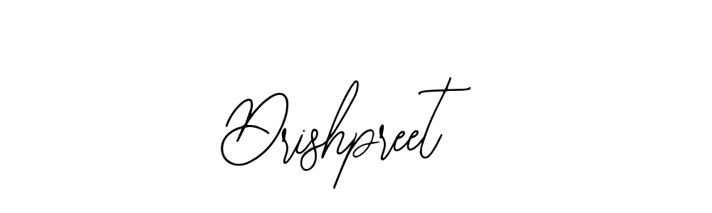 Make a beautiful signature design for name Drishpreet. Use this online signature maker to create a handwritten signature for free. Drishpreet signature style 12 images and pictures png
