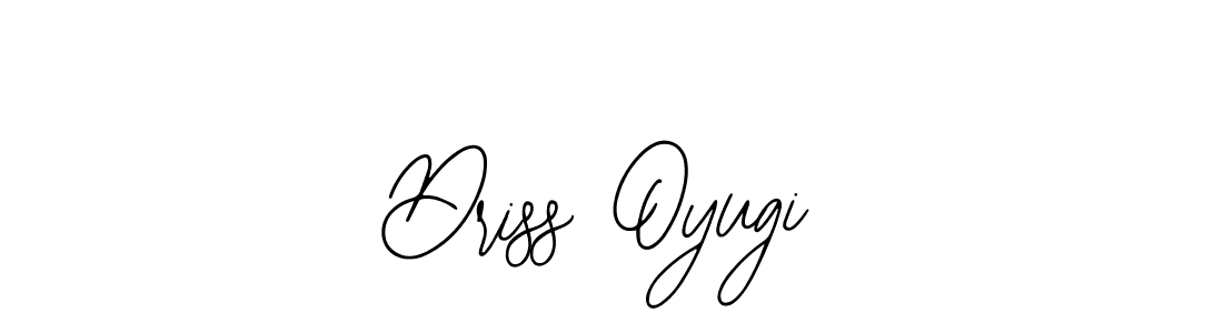 Design your own signature with our free online signature maker. With this signature software, you can create a handwritten (Bearetta-2O07w) signature for name Driss Oyugi. Driss Oyugi signature style 12 images and pictures png