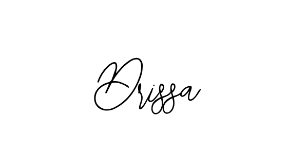 You should practise on your own different ways (Bearetta-2O07w) to write your name (Drissa) in signature. don't let someone else do it for you. Drissa signature style 12 images and pictures png