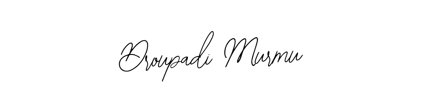 How to make Droupadi Murmu name signature. Use Bearetta-2O07w style for creating short signs online. This is the latest handwritten sign. Droupadi Murmu signature style 12 images and pictures png