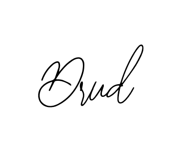 Drud stylish signature style. Best Handwritten Sign (Bearetta-2O07w) for my name. Handwritten Signature Collection Ideas for my name Drud. Drud signature style 12 images and pictures png