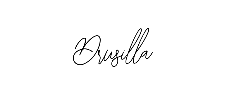 Use a signature maker to create a handwritten signature online. With this signature software, you can design (Bearetta-2O07w) your own signature for name Drusilla. Drusilla signature style 12 images and pictures png