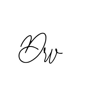 How to make Drv name signature. Use Bearetta-2O07w style for creating short signs online. This is the latest handwritten sign. Drv signature style 12 images and pictures png