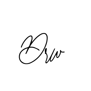 Create a beautiful signature design for name Drw. With this signature (Bearetta-2O07w) fonts, you can make a handwritten signature for free. Drw signature style 12 images and pictures png