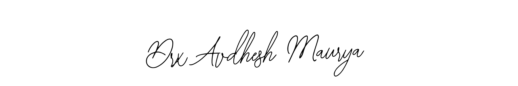 Make a beautiful signature design for name Drx Avdhesh Maurya. With this signature (Bearetta-2O07w) style, you can create a handwritten signature for free. Drx Avdhesh Maurya signature style 12 images and pictures png