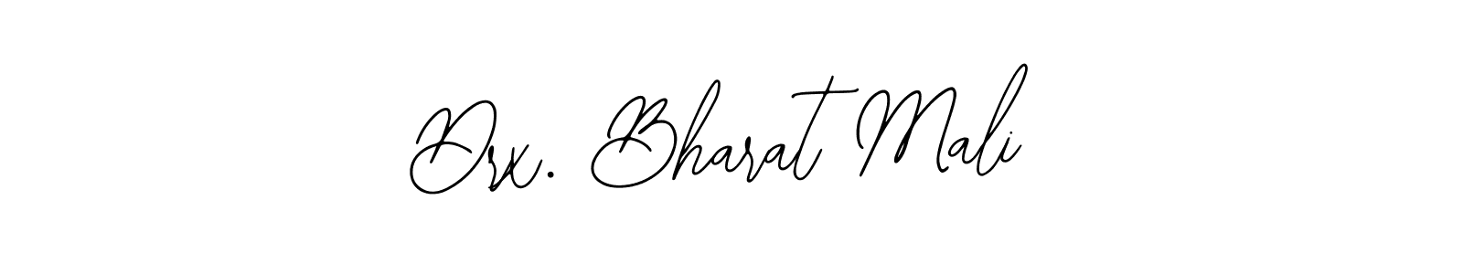 How to make Drx. Bharat Mali name signature. Use Bearetta-2O07w style for creating short signs online. This is the latest handwritten sign. Drx. Bharat Mali signature style 12 images and pictures png