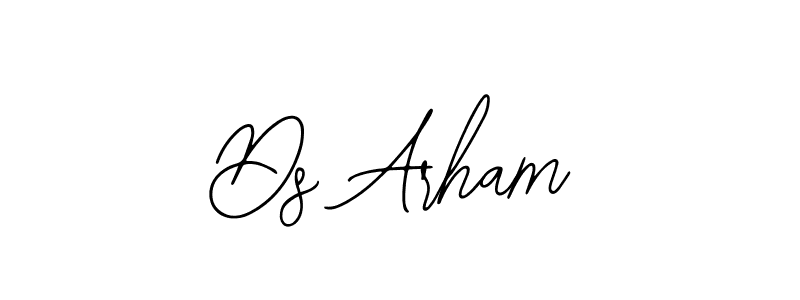 Similarly Bearetta-2O07w is the best handwritten signature design. Signature creator online .You can use it as an online autograph creator for name Ds Arham. Ds Arham signature style 12 images and pictures png