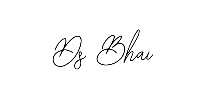 Create a beautiful signature design for name Ds Bhai. With this signature (Bearetta-2O07w) fonts, you can make a handwritten signature for free. Ds Bhai signature style 12 images and pictures png