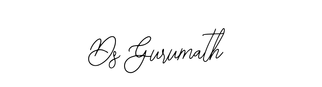 Also we have Ds Gurumath name is the best signature style. Create professional handwritten signature collection using Bearetta-2O07w autograph style. Ds Gurumath signature style 12 images and pictures png