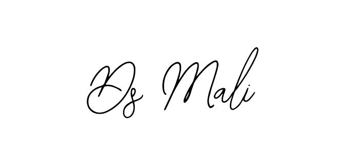 You should practise on your own different ways (Bearetta-2O07w) to write your name (Ds Mali) in signature. don't let someone else do it for you. Ds Mali signature style 12 images and pictures png