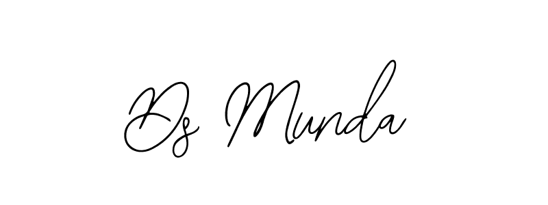 if you are searching for the best signature style for your name Ds Munda. so please give up your signature search. here we have designed multiple signature styles  using Bearetta-2O07w. Ds Munda signature style 12 images and pictures png