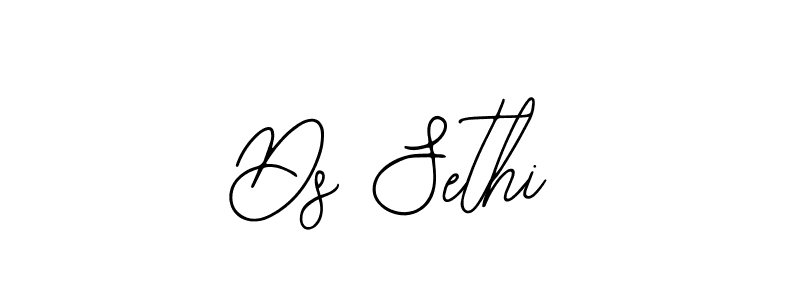 Design your own signature with our free online signature maker. With this signature software, you can create a handwritten (Bearetta-2O07w) signature for name Ds Sethi. Ds Sethi signature style 12 images and pictures png