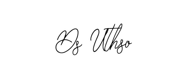 Make a short Ds Uthso signature style. Manage your documents anywhere anytime using Bearetta-2O07w. Create and add eSignatures, submit forms, share and send files easily. Ds Uthso signature style 12 images and pictures png