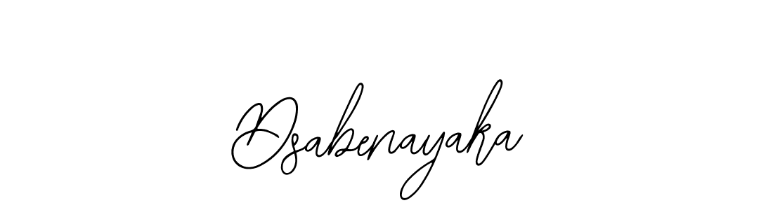 Use a signature maker to create a handwritten signature online. With this signature software, you can design (Bearetta-2O07w) your own signature for name Dsabenayaka. Dsabenayaka signature style 12 images and pictures png